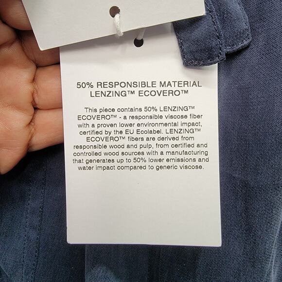 GANNI WASHED TWILL SATIN CARGO PANTS, SIZE 38, NWT - Picture 7 of 10